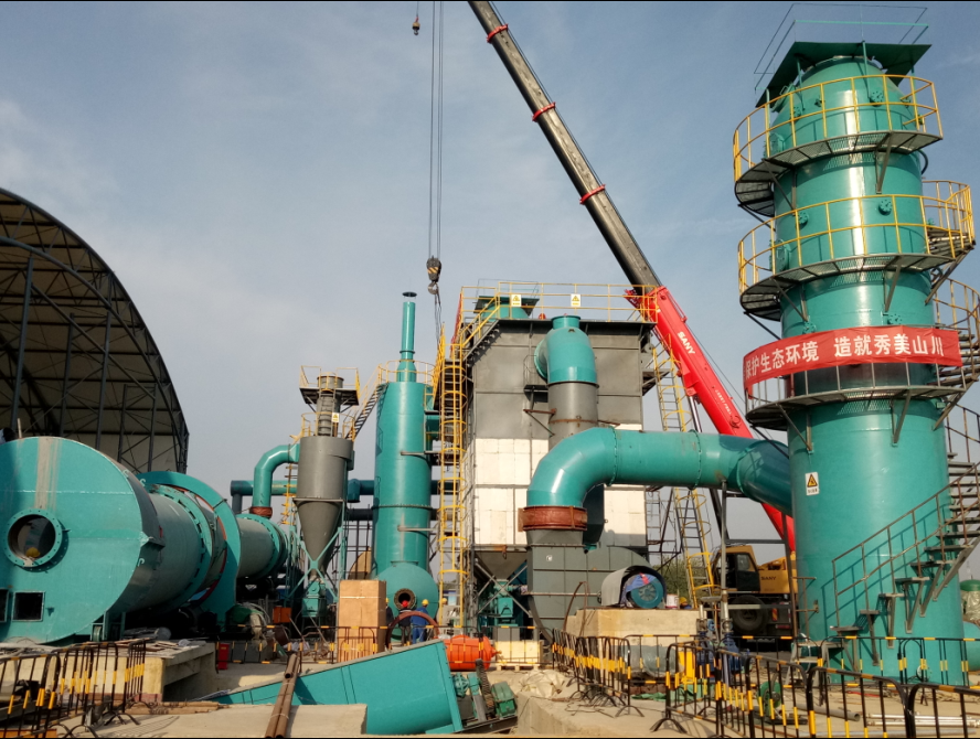 土壤修復(fù)設(shè)備安裝現(xiàn)場(chǎng)